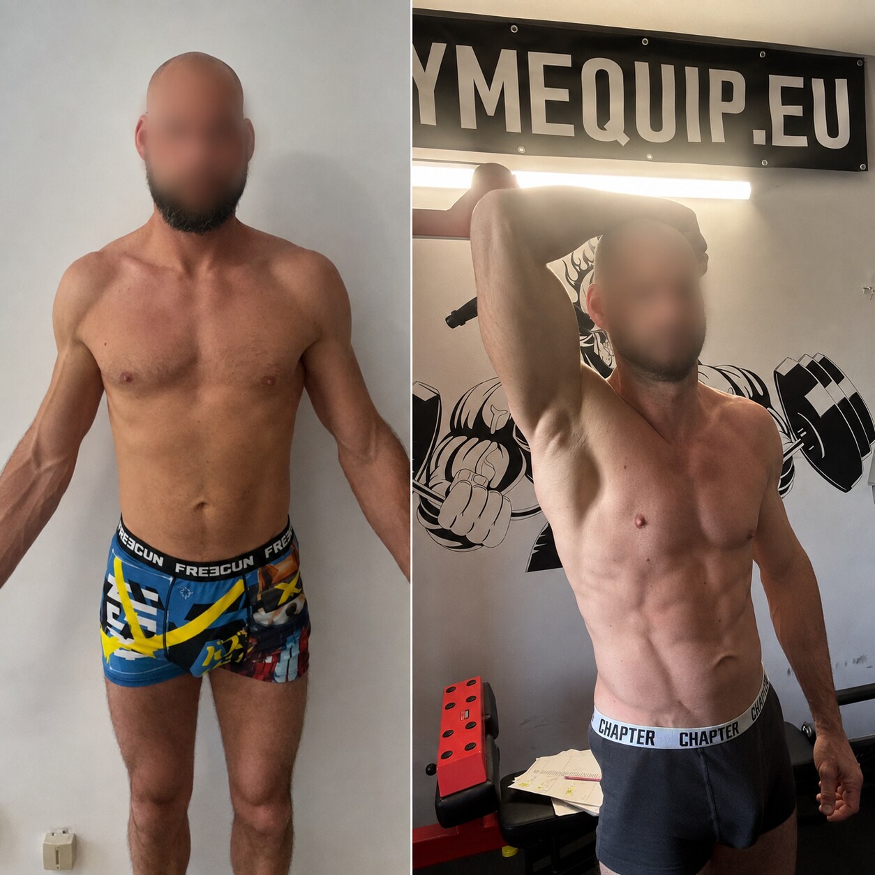 Transformation avant après client CM