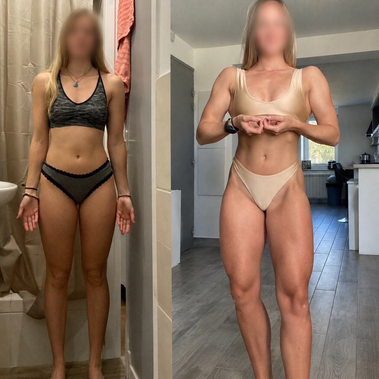 Transformation avant après client Coaching by Matt