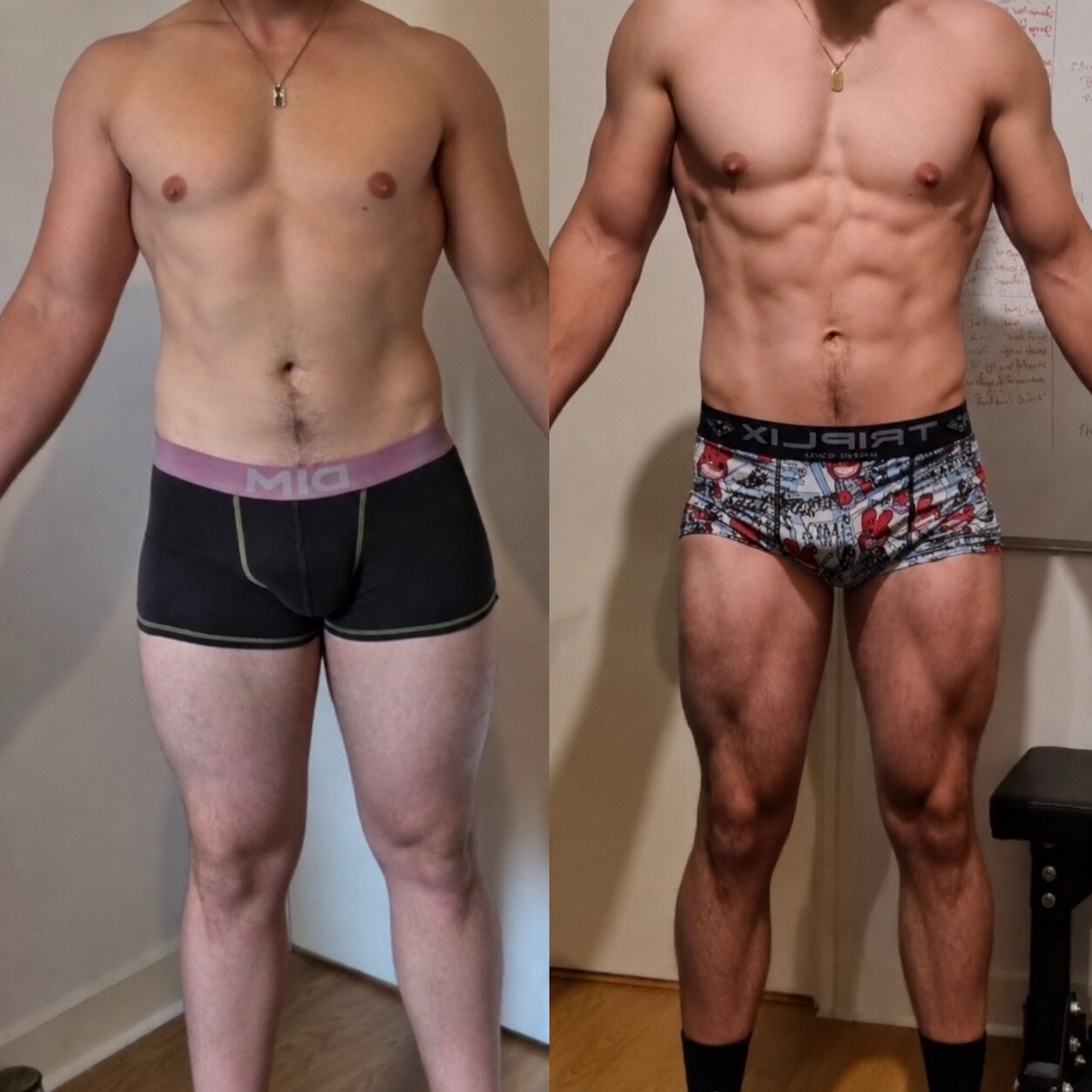 Transformation avant après client Coaching by Matt