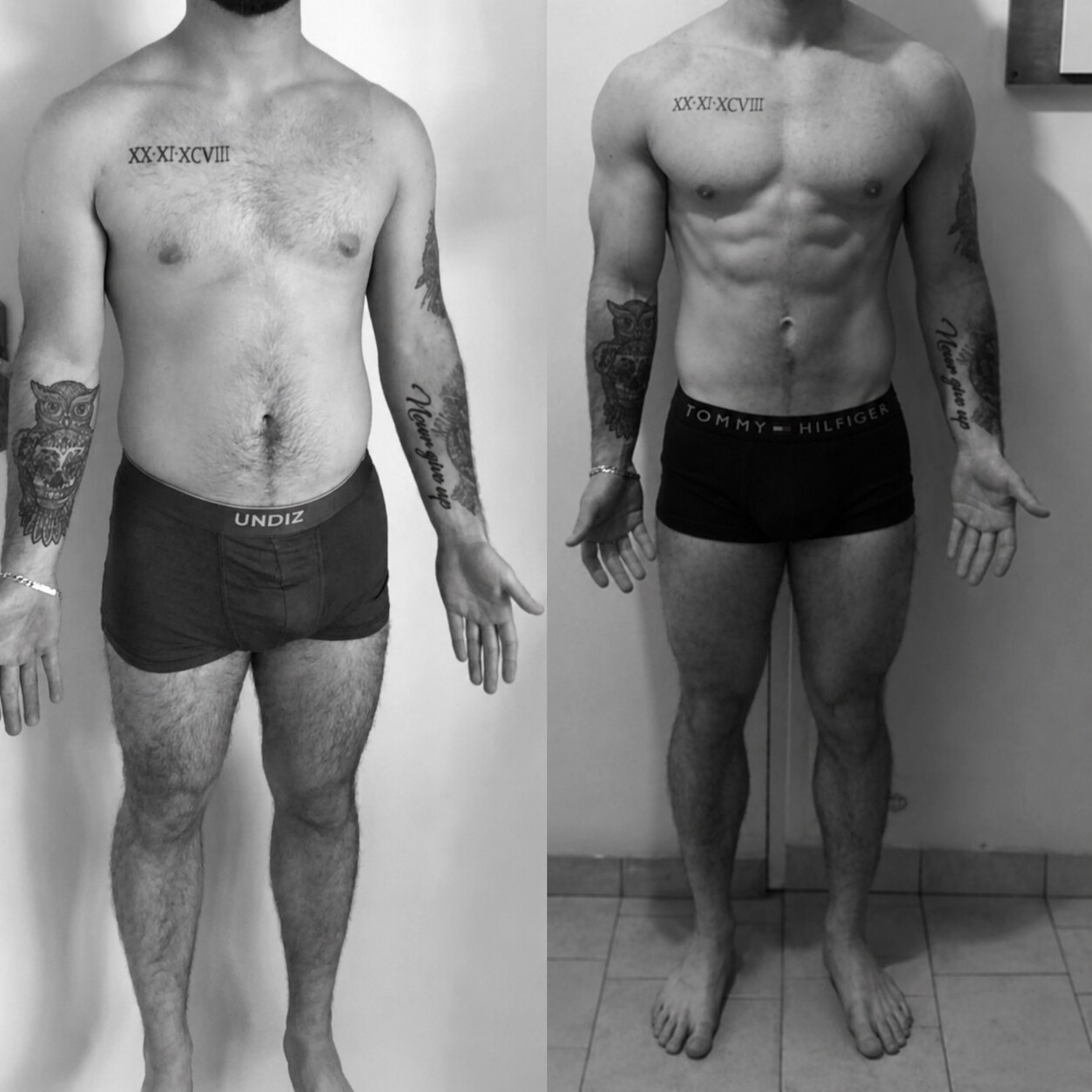 Transformation avant après cliente CM
